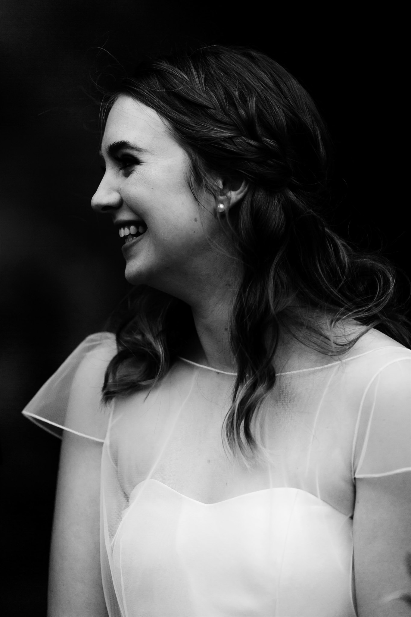 Beautiful bride Esther wore a wedding dress by Halfpenny London