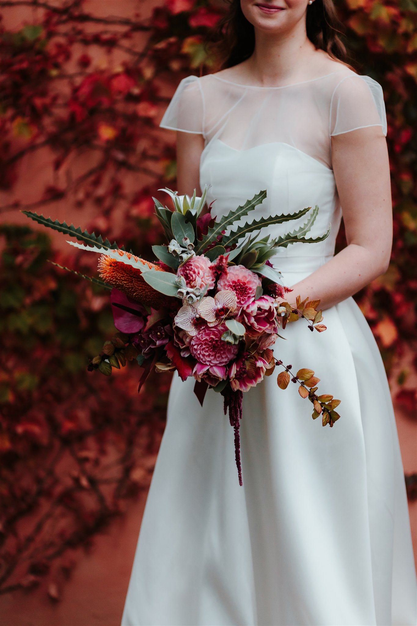Beautiful bride Esther wore a wedding dress by Halfpenny London