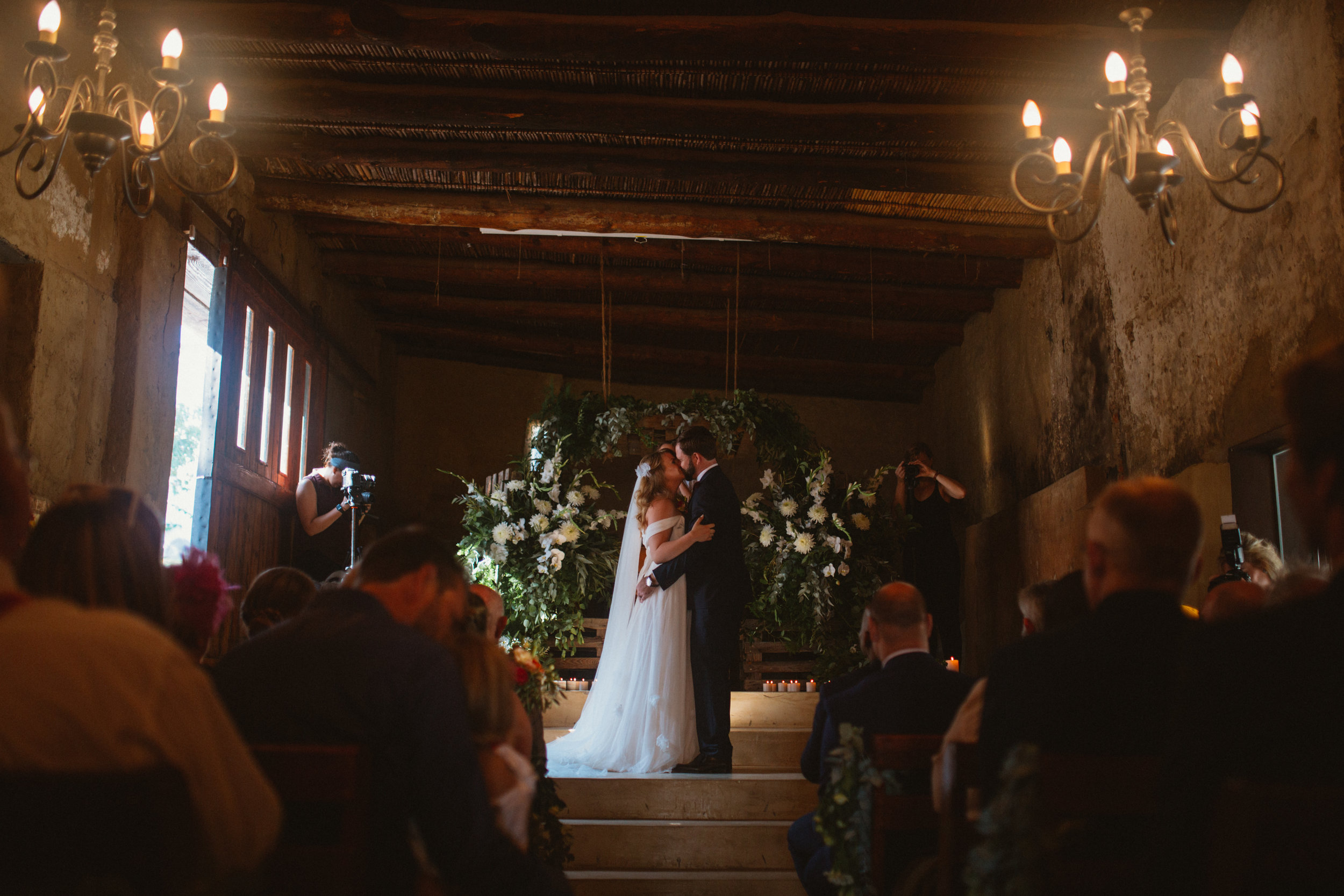 Beautiful bride Lizzie wore a wedding dress by Halfpenny London