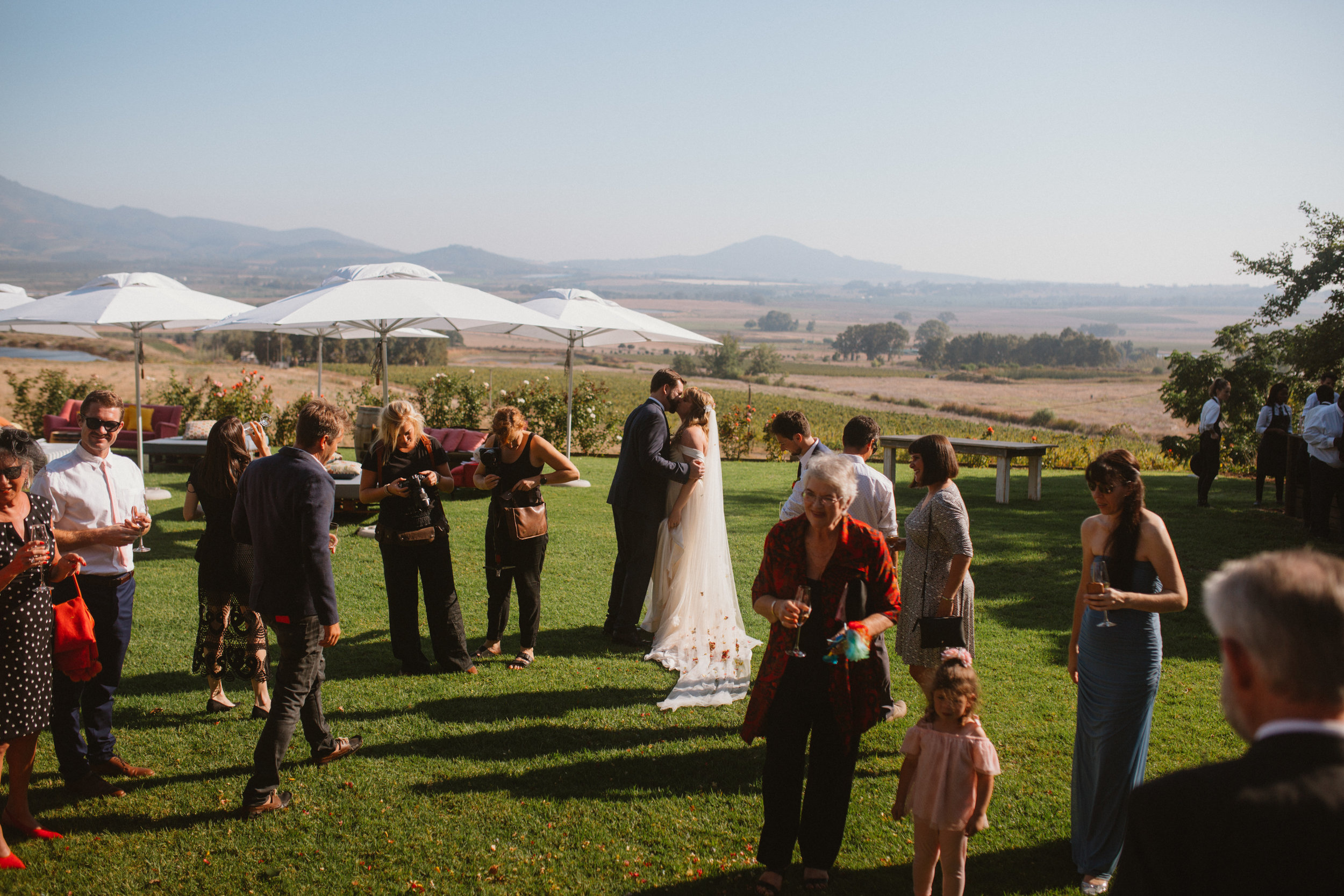 Beautiful bride Lizzie wore a wedding dress by Halfpenny London