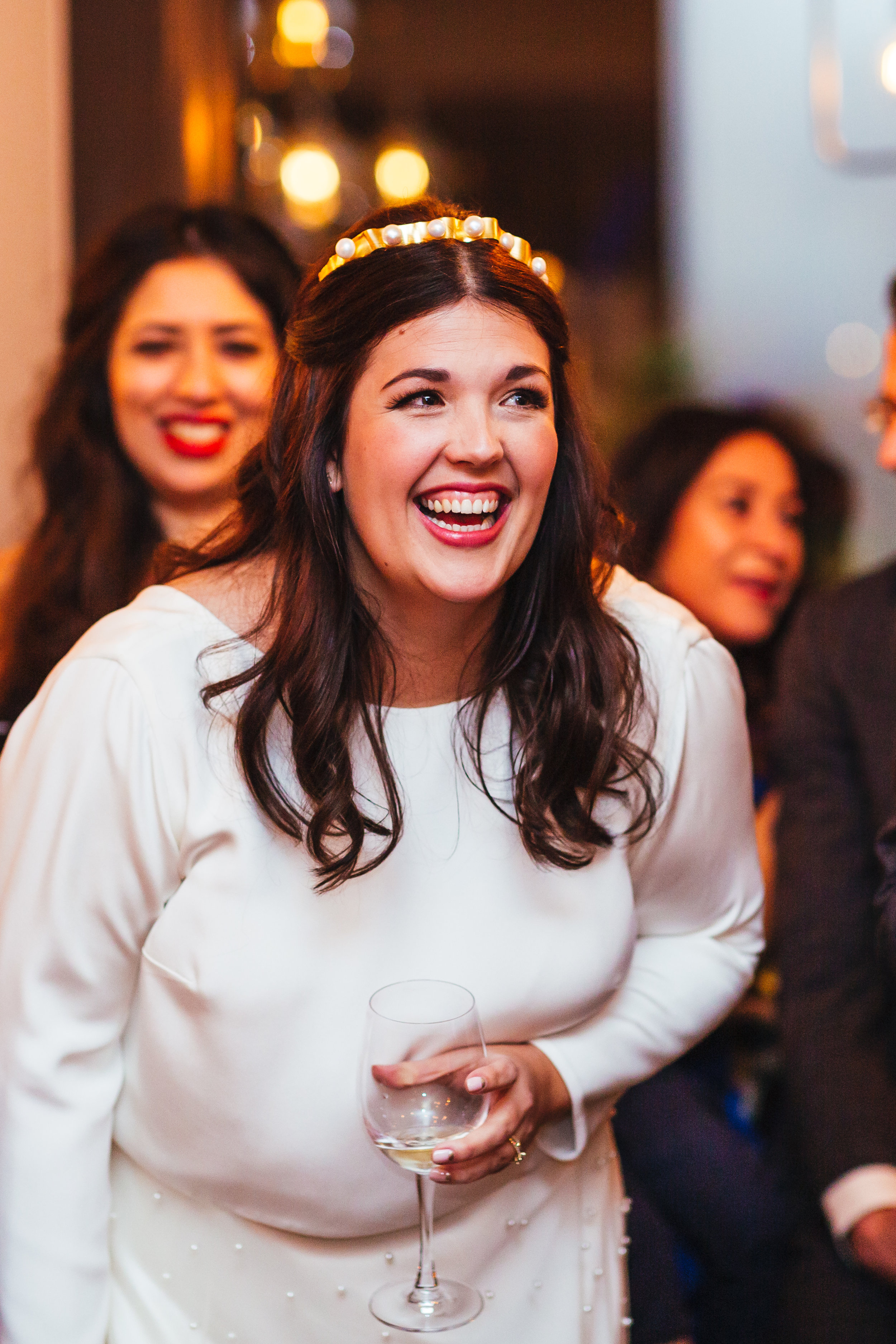Beautiful bride Sarah wore a wedding dress by Halfpenny London