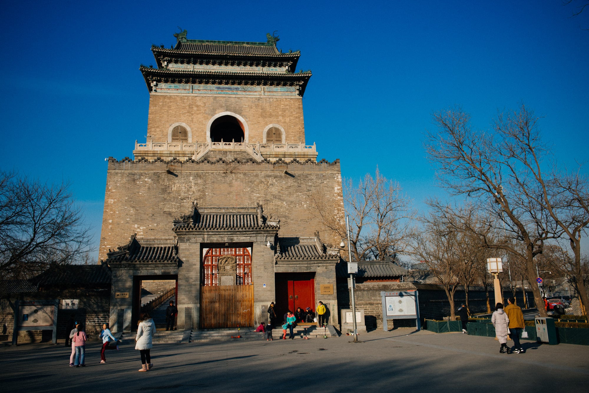 The Bell Tower which was built in 1272 during the reign of Kublai Khan, the first Yuan emperor, was used for time keeping purposes.