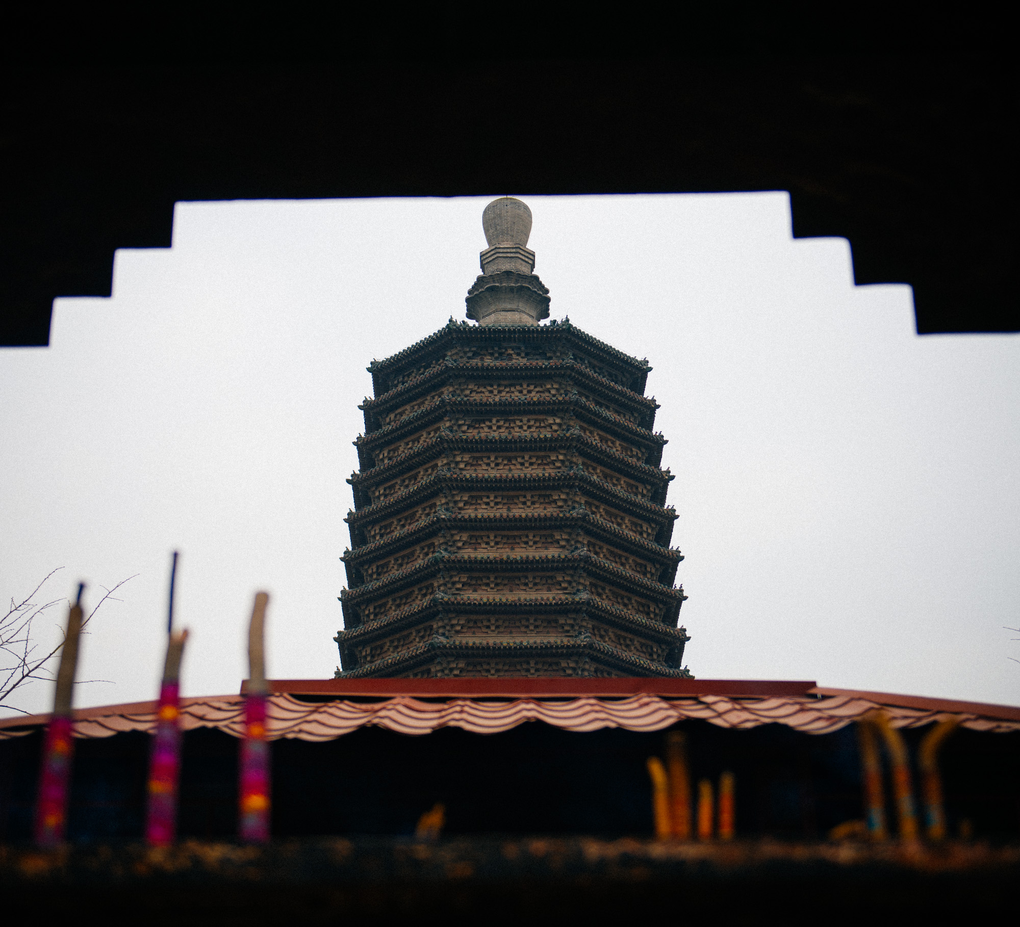 Like many ancient and historical structures in Beijing, if you didn't know it was there, you'd miss it. The pagoda is right in the middle of a residential area and is not a very famous tourist spot.