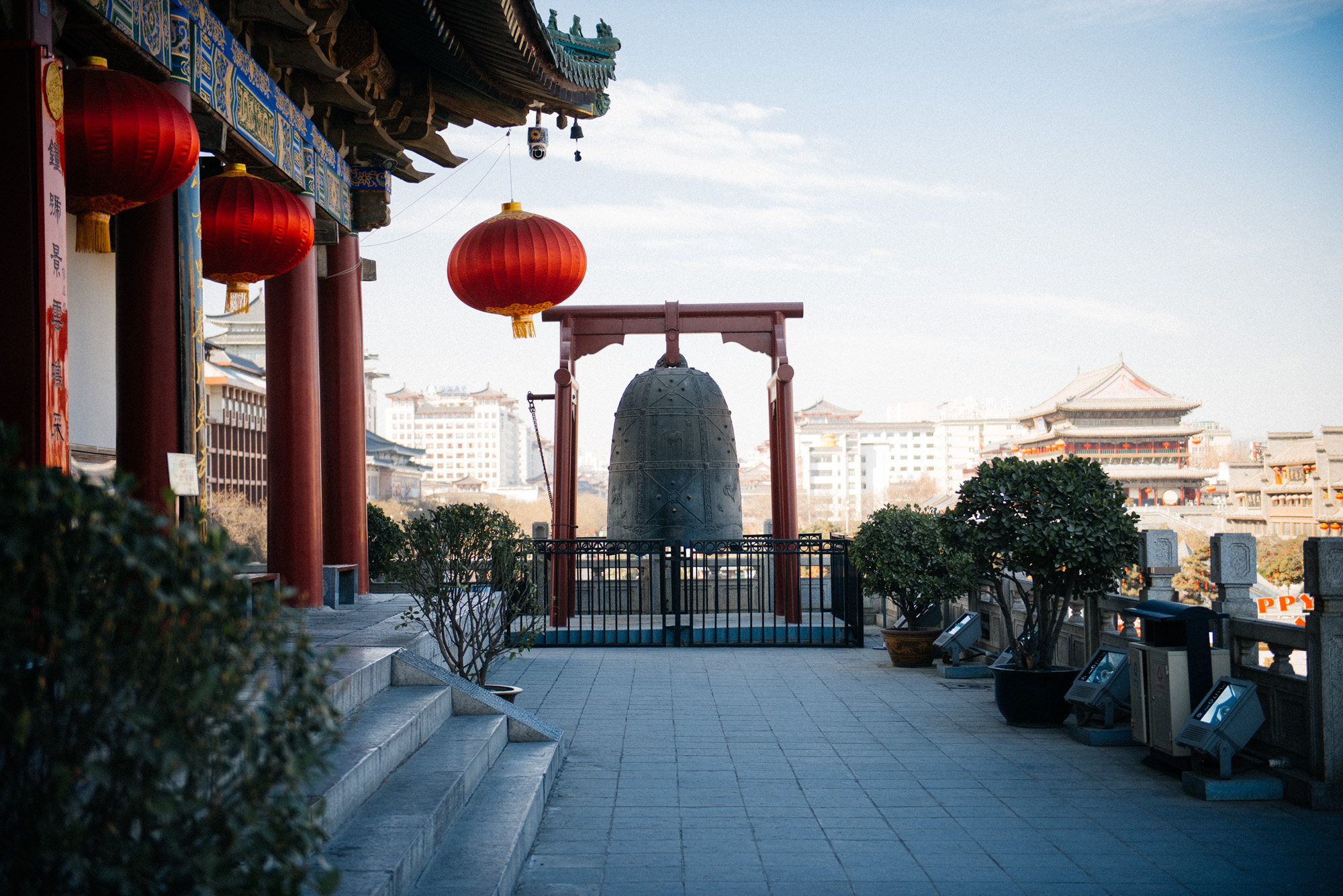 The bell was used to tell time and to warn citizens of an incoming attack. Now it's just used sometimes ritualistically and more recently for selfies, of course.
