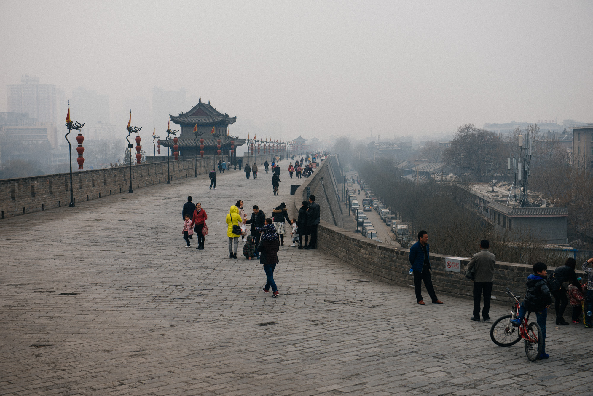 Every 200 years or so the wall went through a major refurbishing, the most recent one being in 1983. Basically what you see is more or less how it used to be in old times, but completely rebuilt in the modern days.