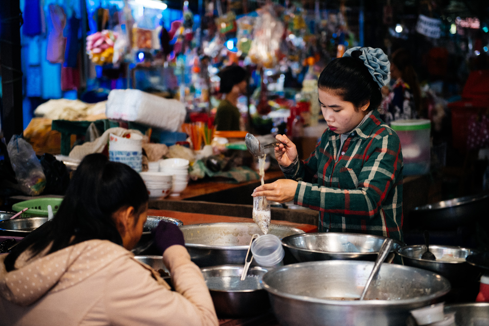 In most Asian countries, fair skin is considered a standard of beauty. In an attempt to look prettier, women use make-up to make their skin lighter. It's not unusual to see women that take it a bit too far.