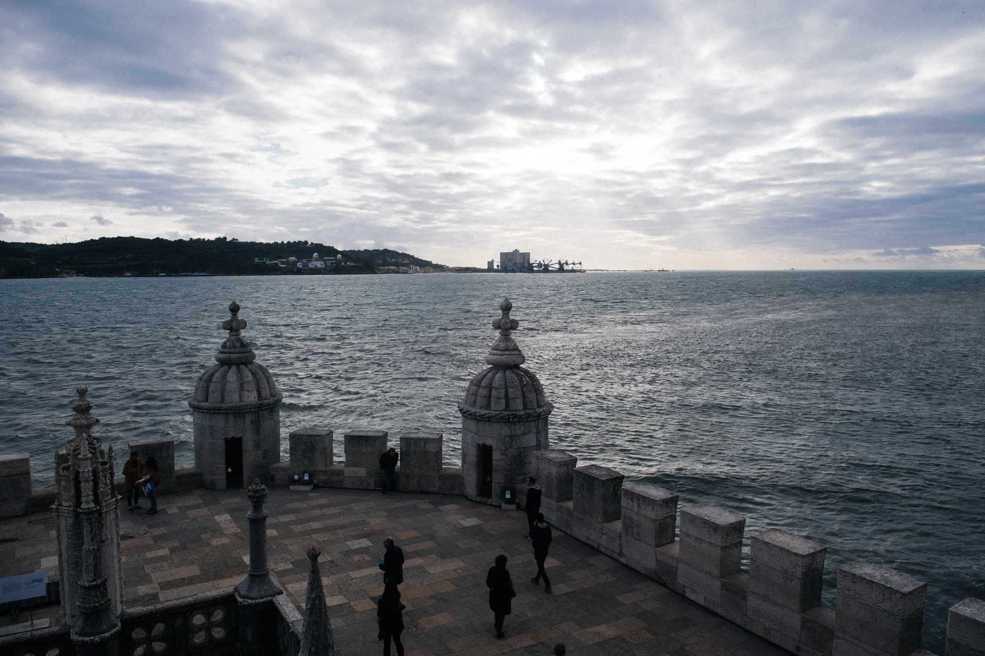 From the top of the tower one could see far into the Tejo and see any ships arriving.
