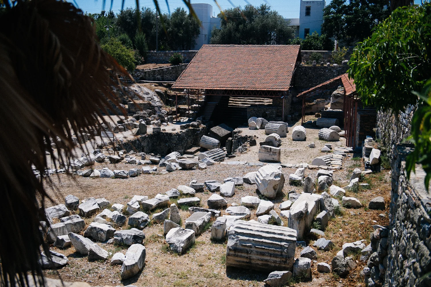 The great Mausoleum, that once stood 40 meters tall and 125 wide is now a pile of rocks.