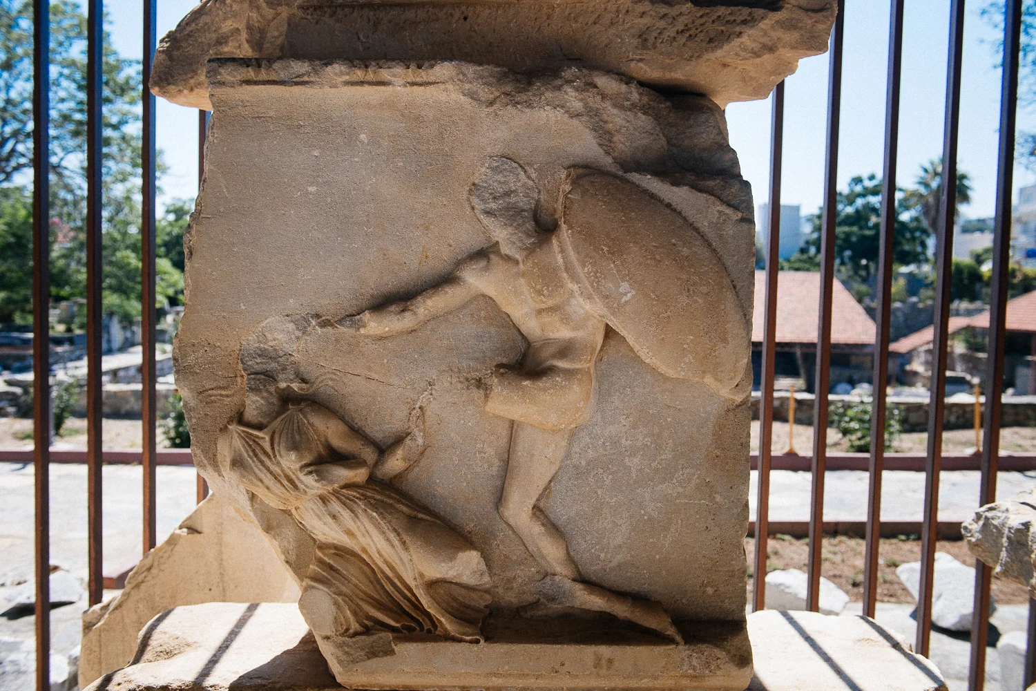 In the museum bit they have some of the few surviving engravings still in Turkey.