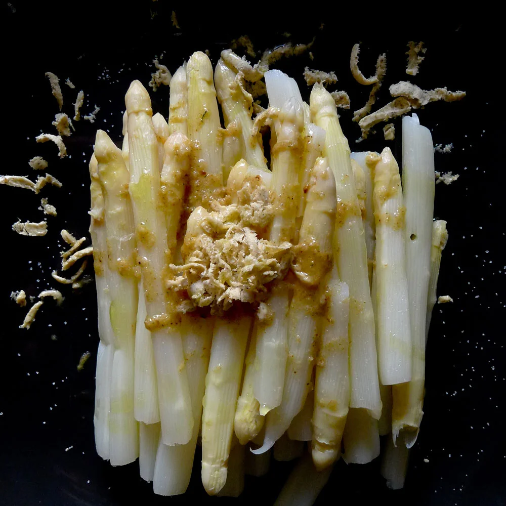 White Asparagus and Fennel Butter