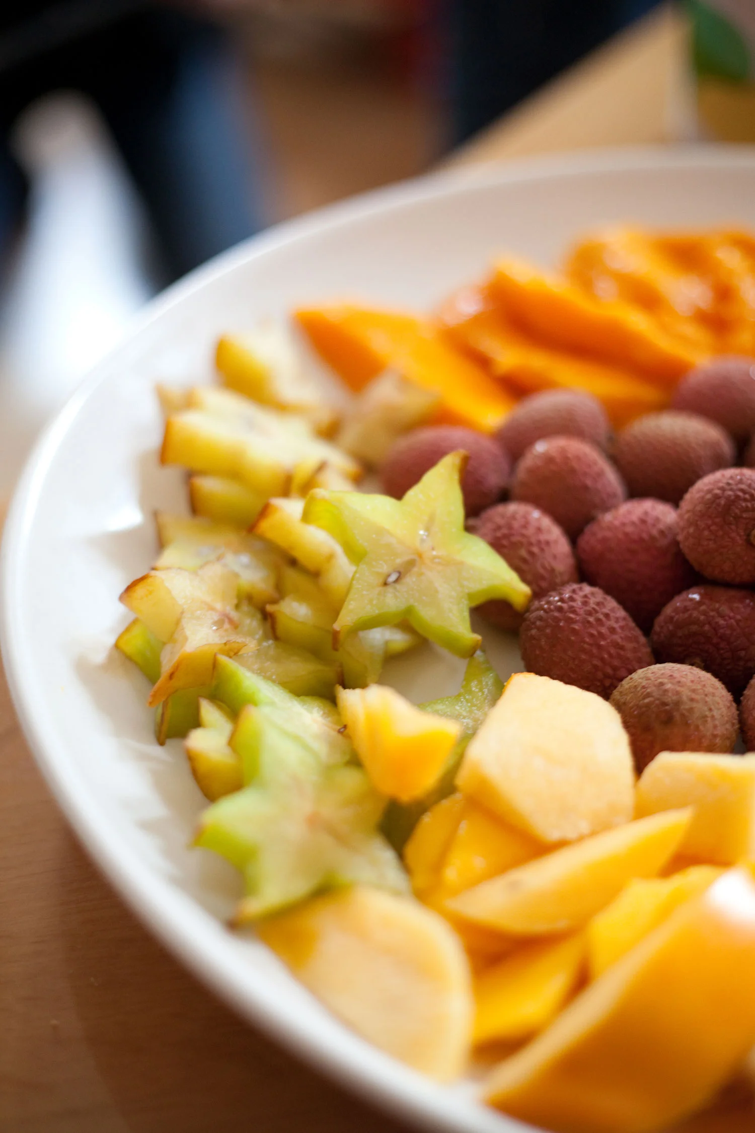 Litchis, Mangoes, and Starfruit