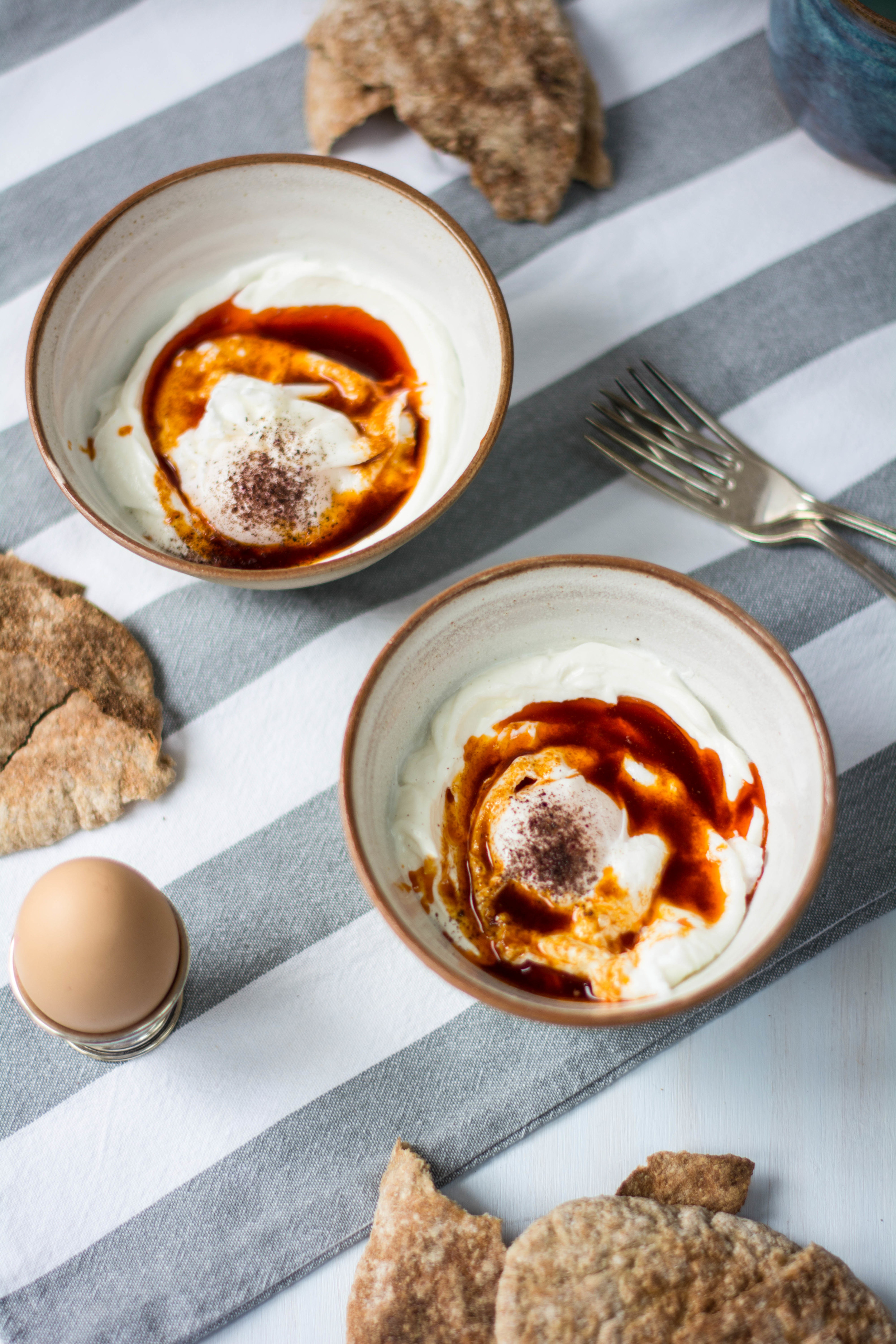 Turkish Eggs [Çilbir] | Thyme & Honey