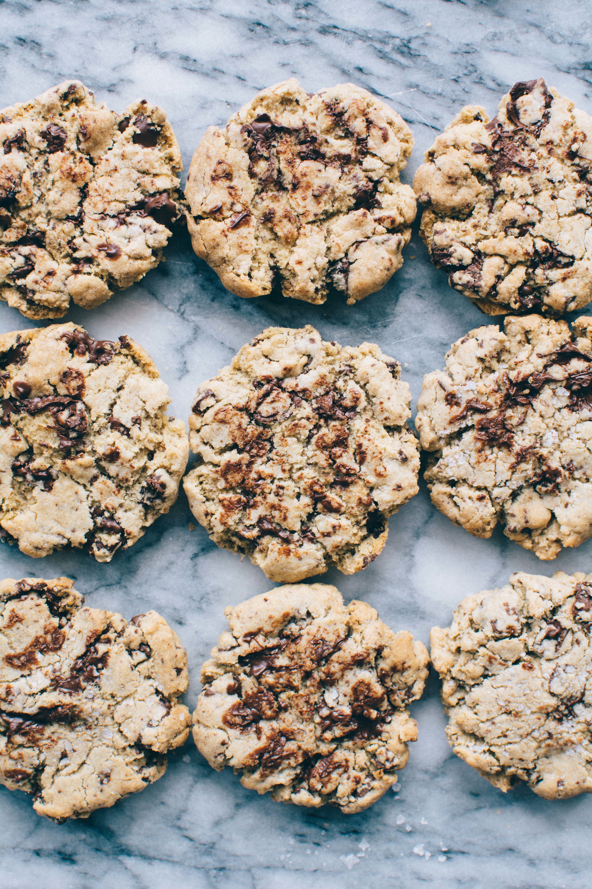 Dark Chocolate + Sea Salt Cookies | Thyme & Honey