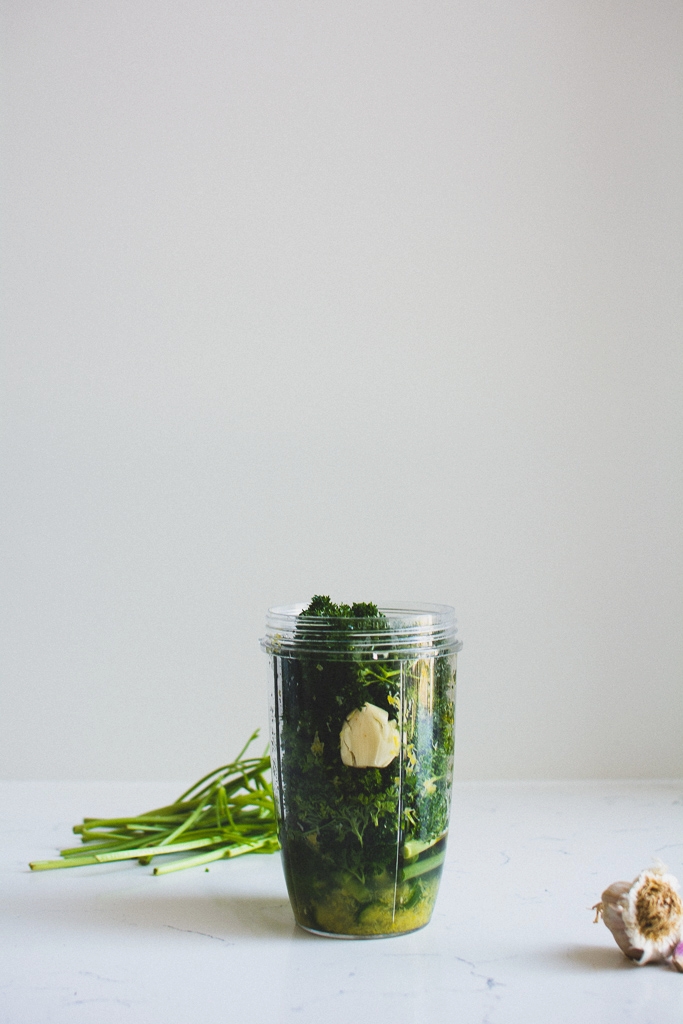 Hot green tahini sauce | Gabriella Simonian