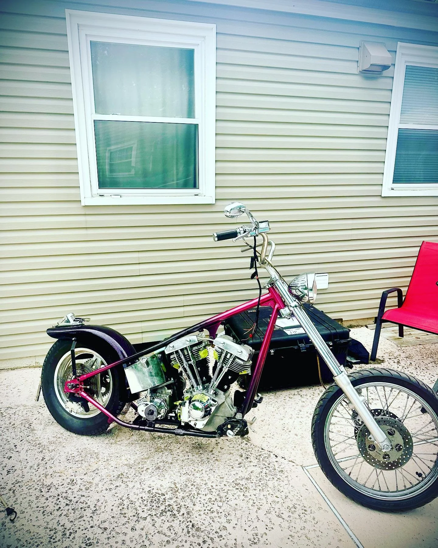 Getting closer to its final form. #76shovelhead #57panframe