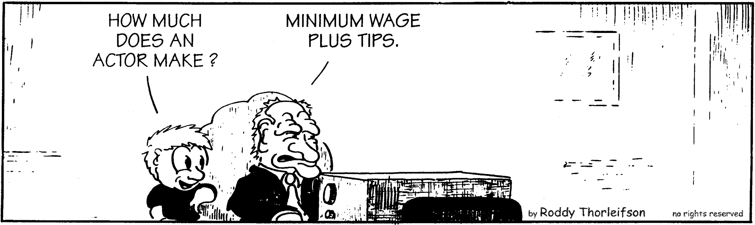 free cartoon actor acting income commercial wage