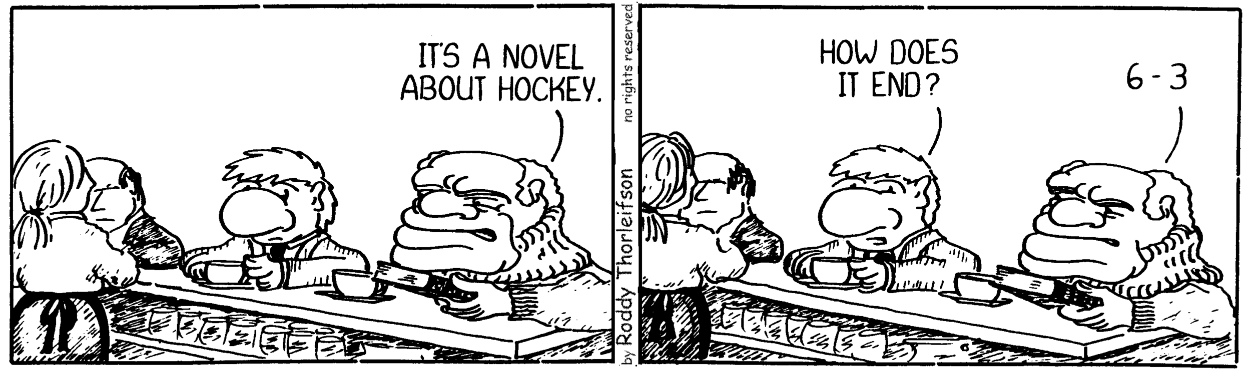 free cartoon writing novel hockey