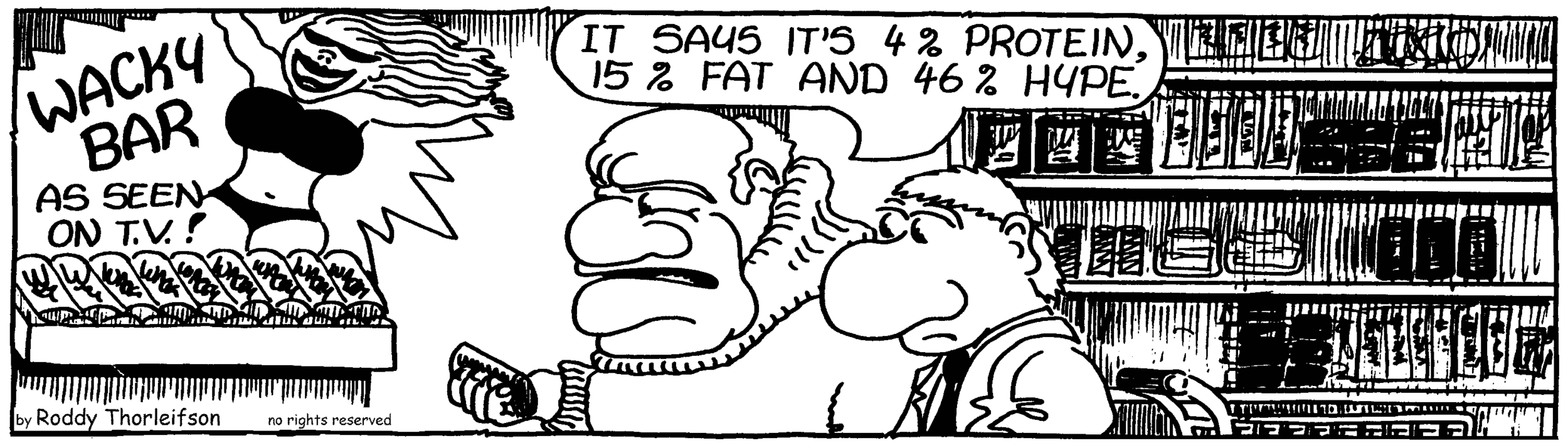 free cartoon advertising marketing obesity fat hype