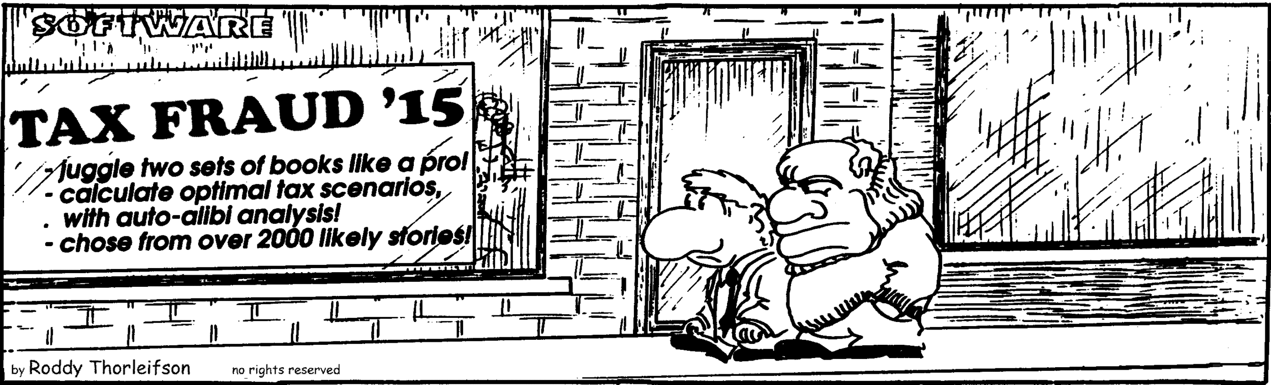 free cartoon business taxes tax fraud '15