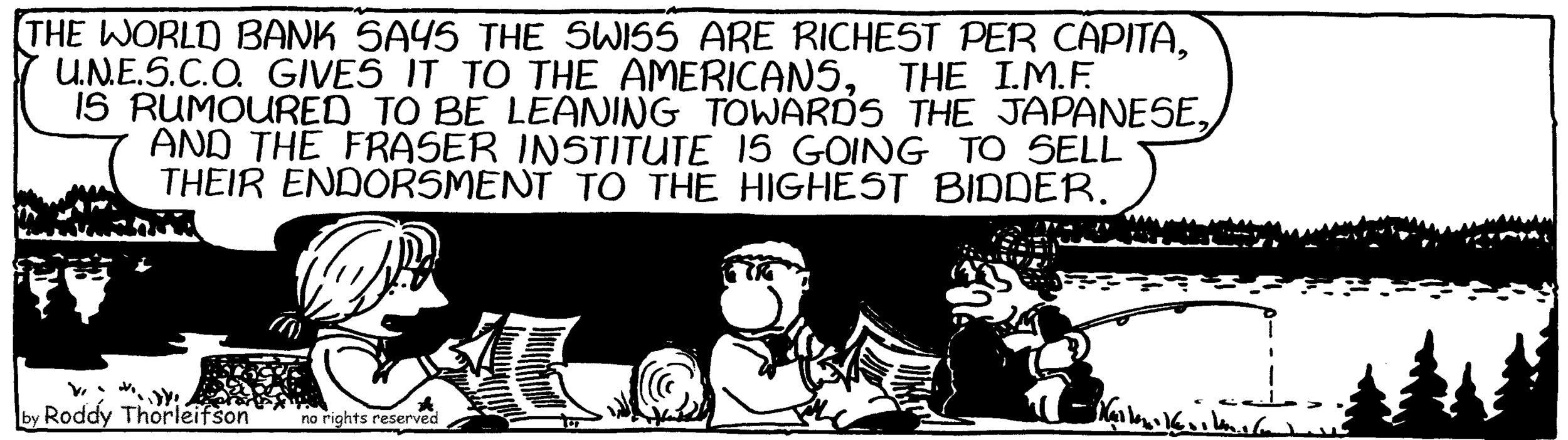 free cartoon Canada Canadian wealth world bank Frazer Institute