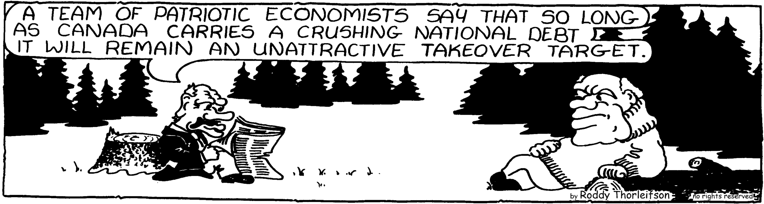 free cartoon Canada Canadian patriotic economists