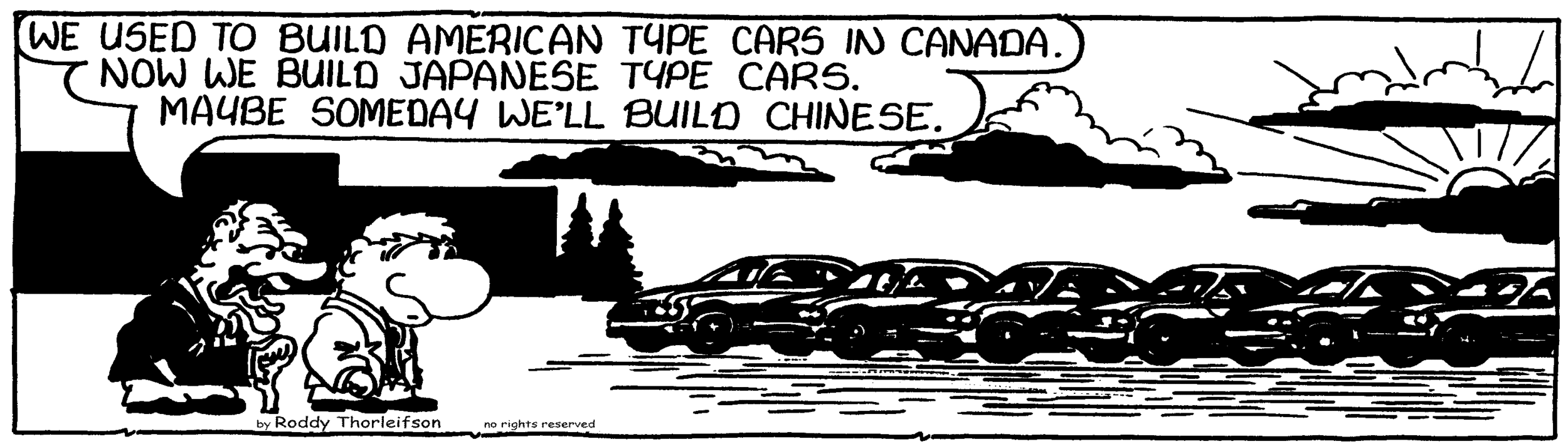 free cartoon Canada Canadian cars manufacture technology