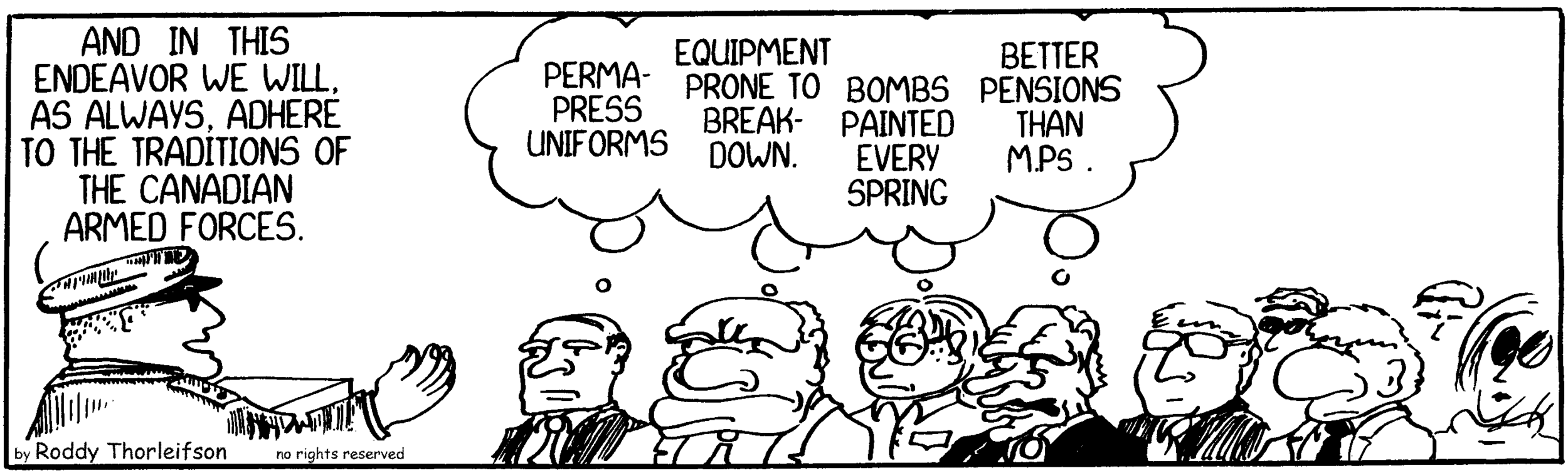 free cartoon Canada Canadian identity traditions of armed forces