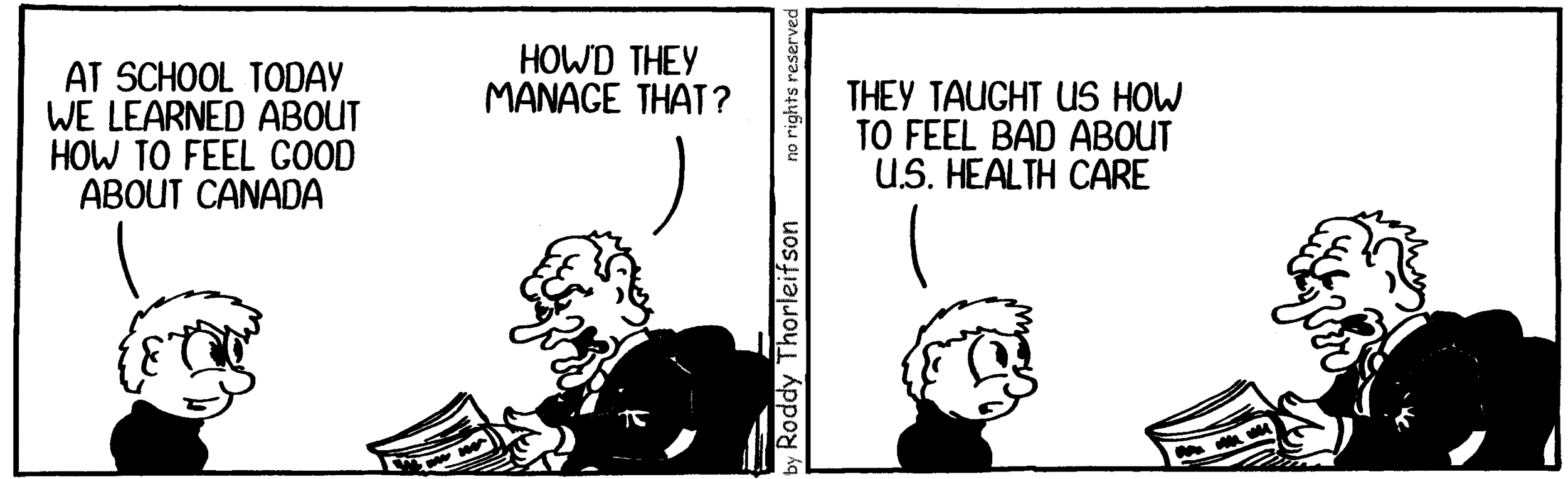 free cartoon Canada Canadian identity feeling good about Canada