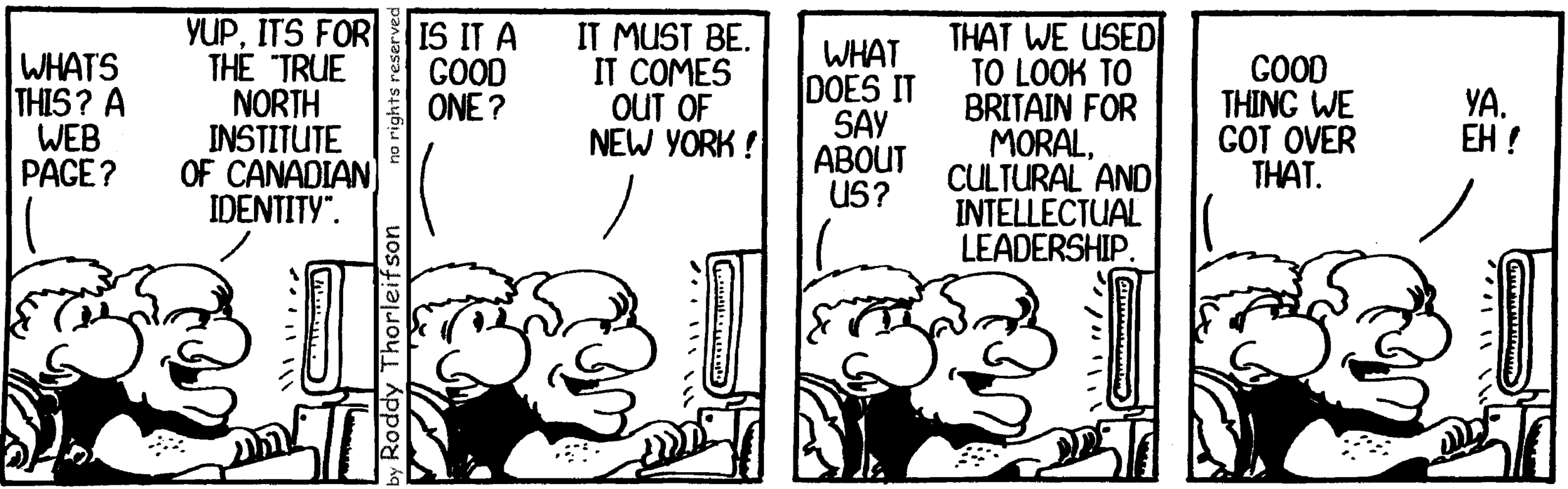 free cartoon Canada Canadian identity Institute for Canadian Identity