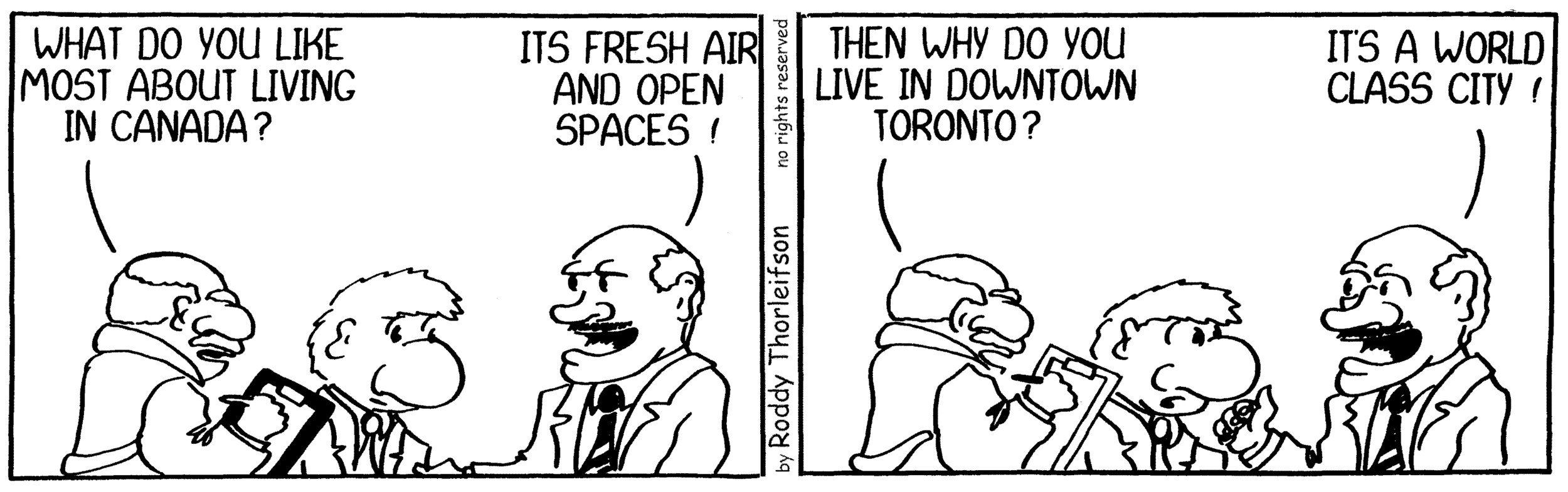 free cartoon Canada Canadian identity living in Canada