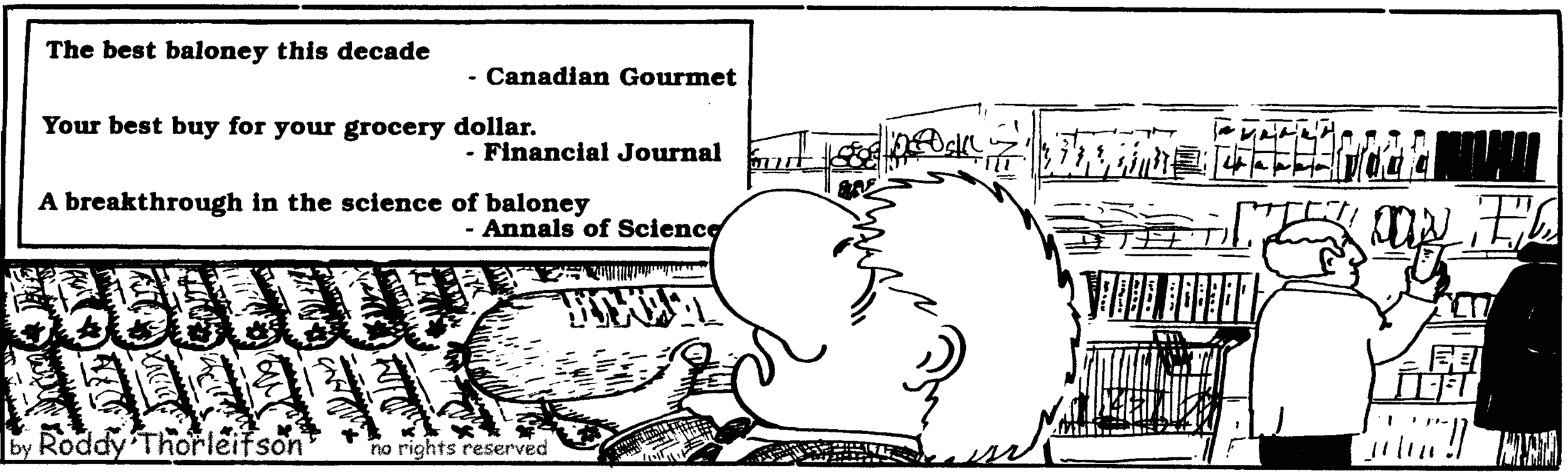 free cartoon Canada Canadian marketing advertising best baloney
