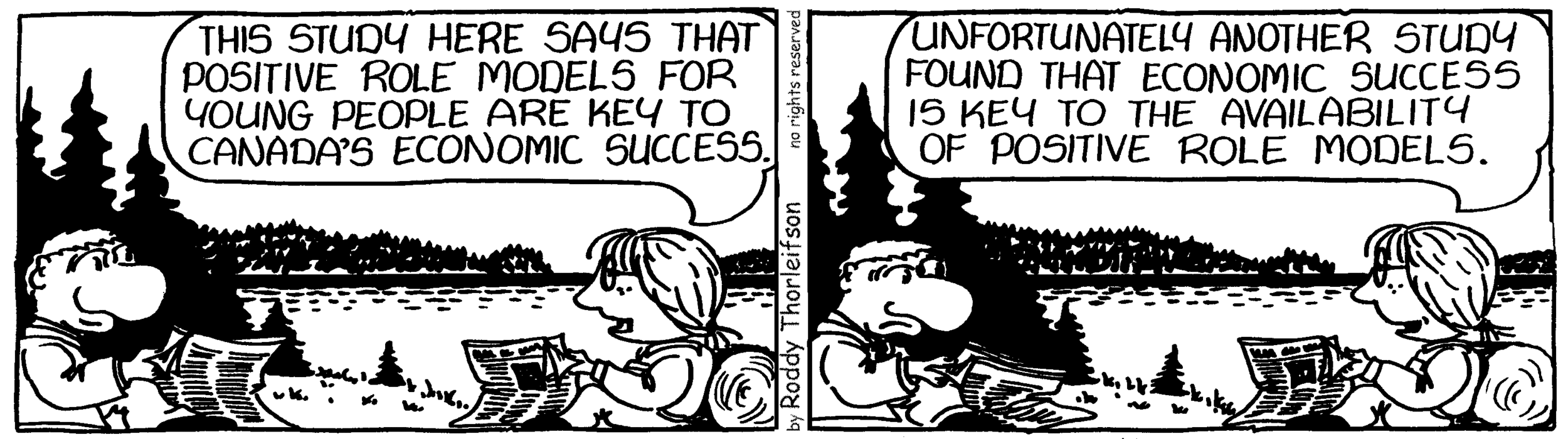 free cartoon Canada Canadian economy, economic role models