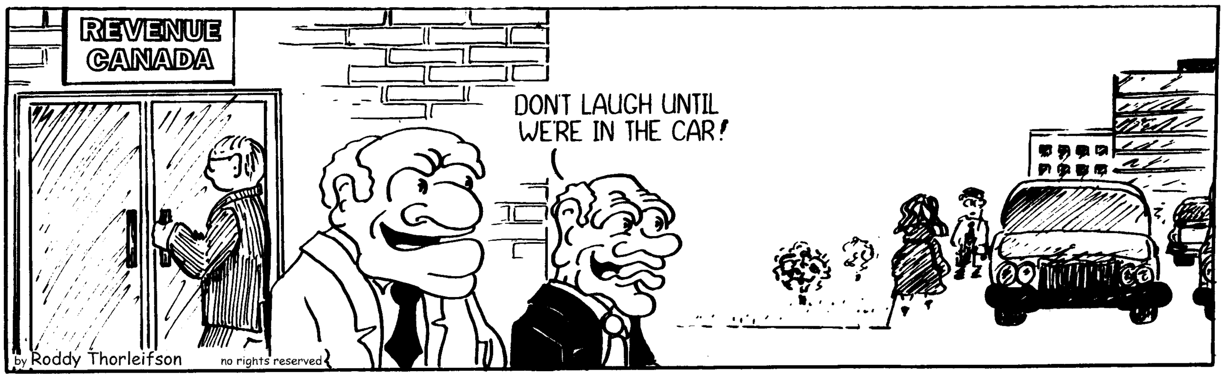free cartoon Canada Revenue Canada tax evasion