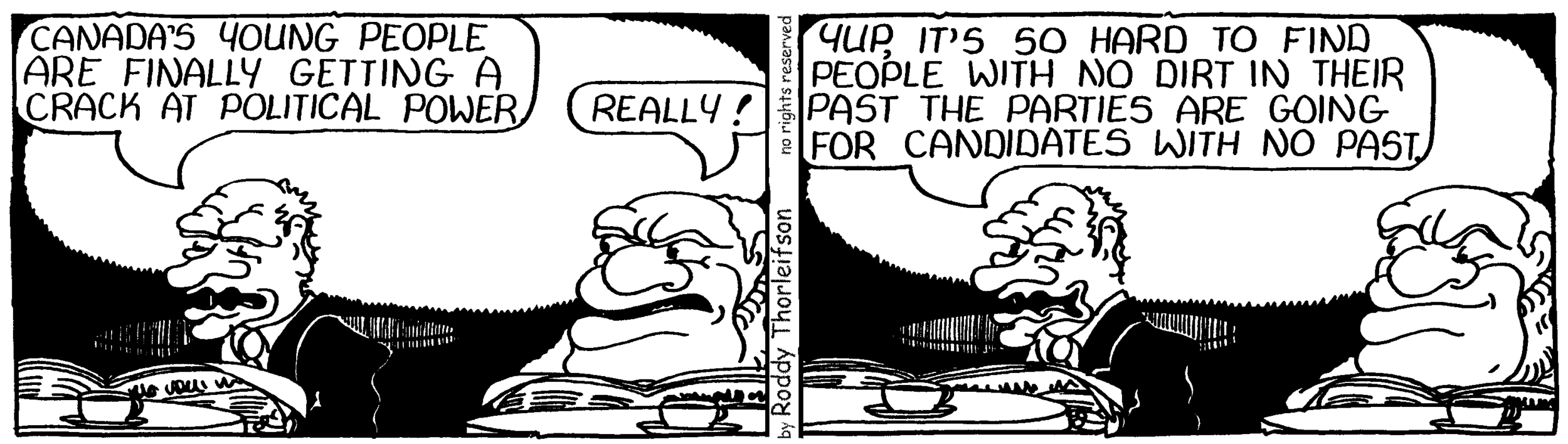 free cartoon Canada Canadian young people