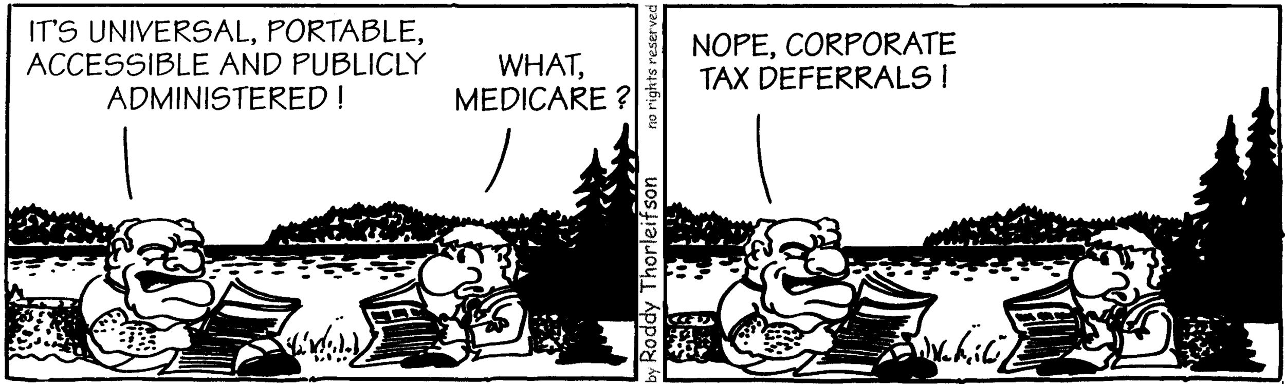 free cartoon Canada Canadian corporate tax deferrals