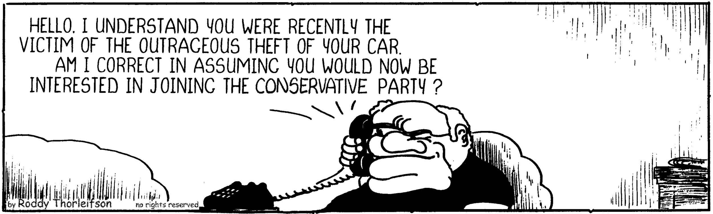 free cartoon Canada Canadian political parties Conservative car theft politics