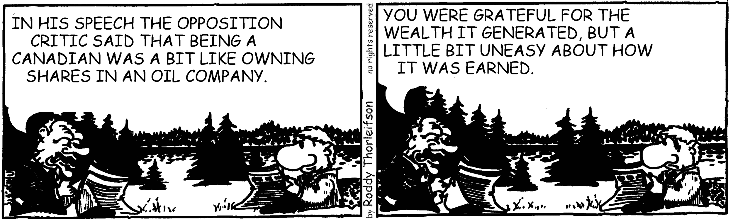 free cartoon Canada Canadian identity being a Canada causing unease
