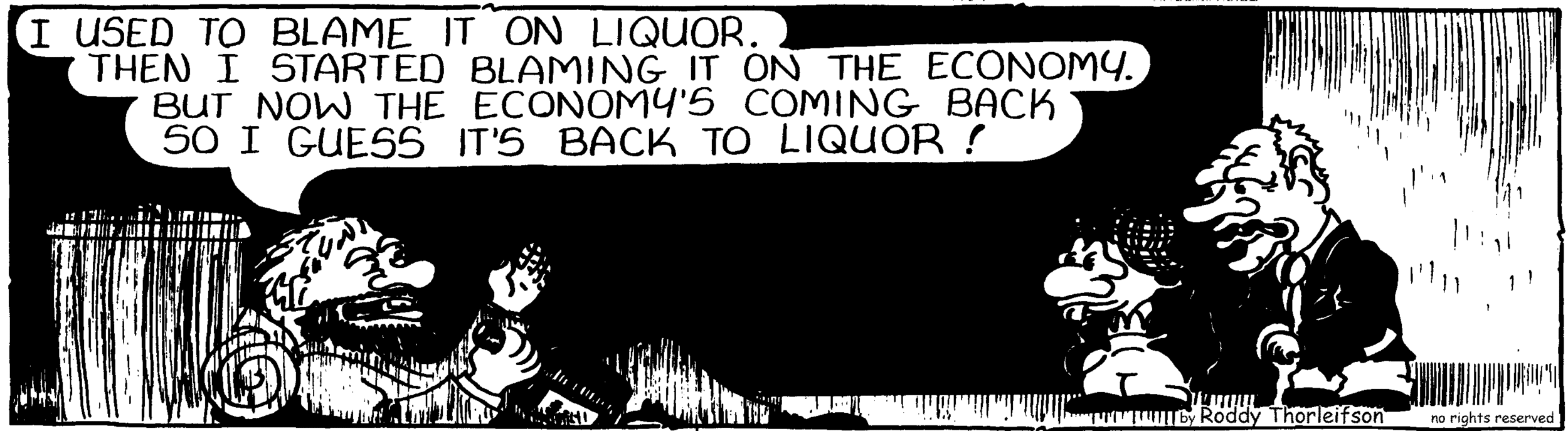 free cartoon economy economic economist blaming it on liquor