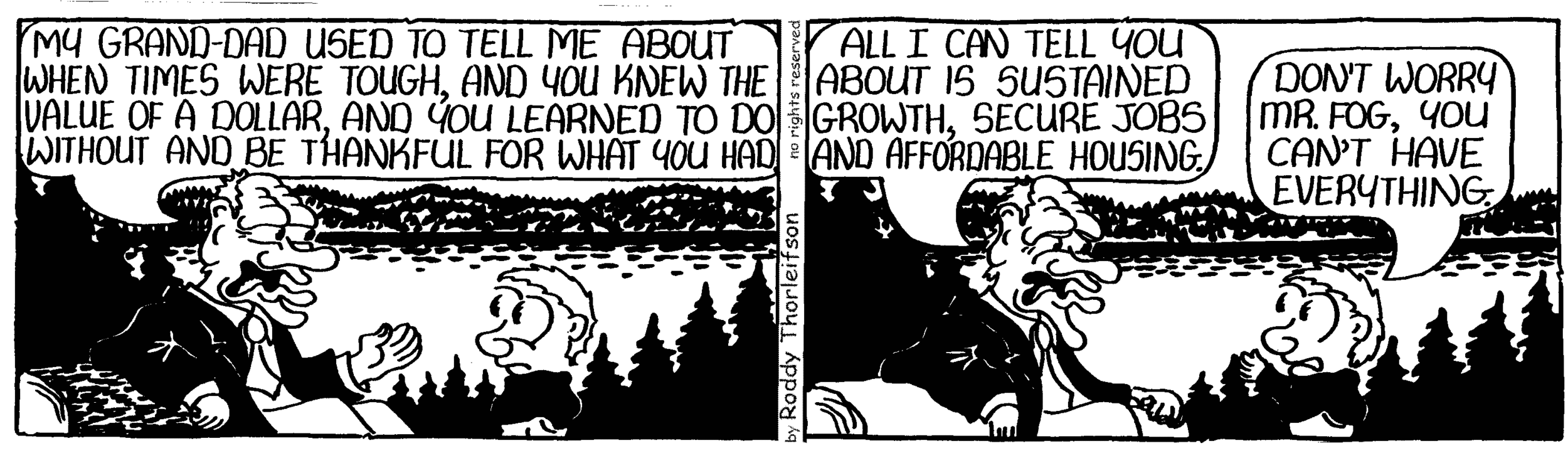 free cartoon economy economic economist prosperity and grand-dad used to tell me