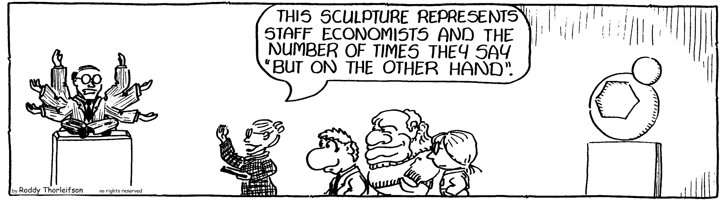 free cartoon economy economic economist and on the other hand