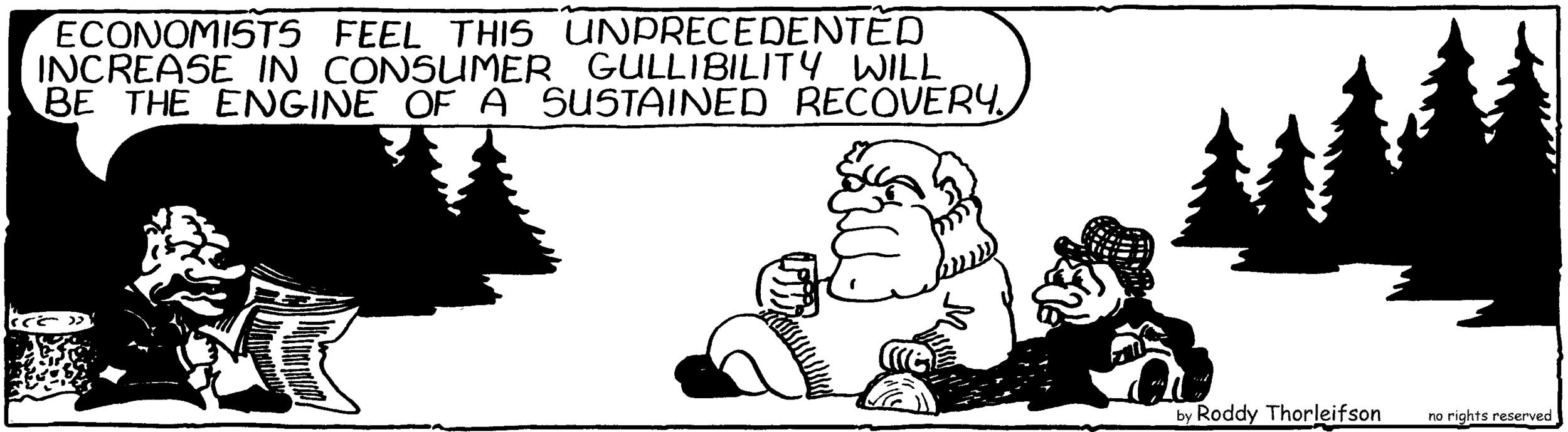 free cartoon economy economic economist recovery consumer gullibility