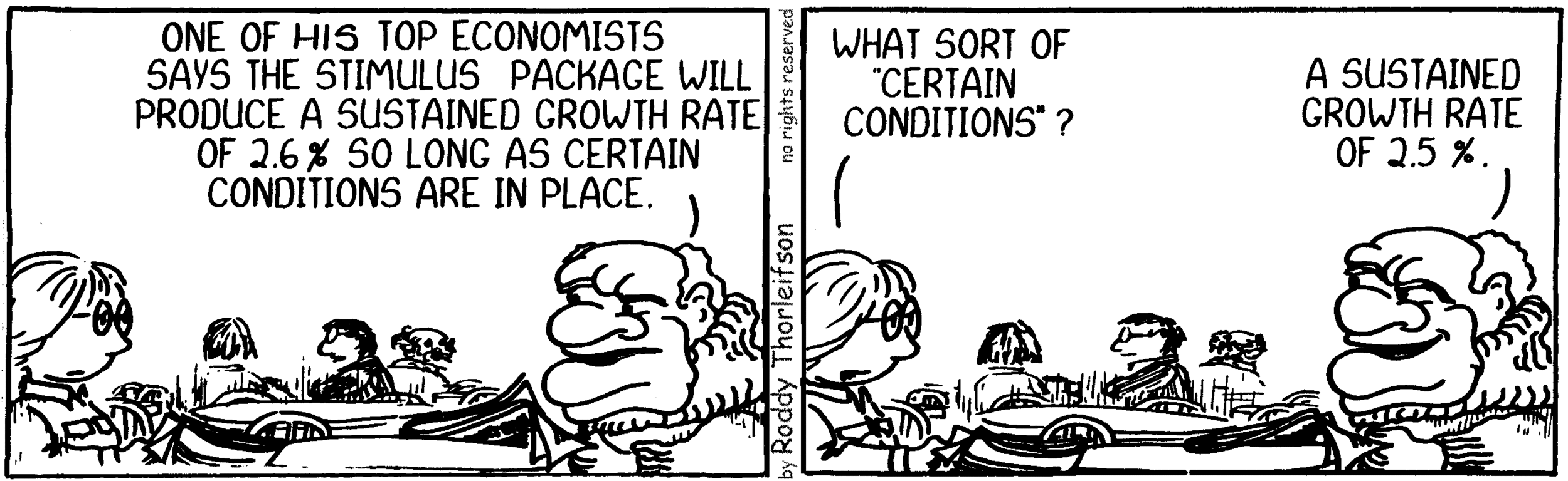 free cartoon economy economic economist stimulus packages sustained growth