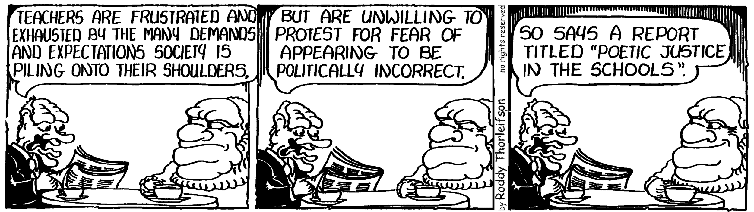 free cartoon education educating teaching demands on teachers and poetic justice in the schools