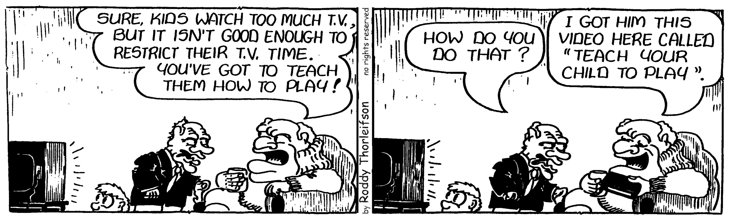 free cartoon families family values teaching children to play