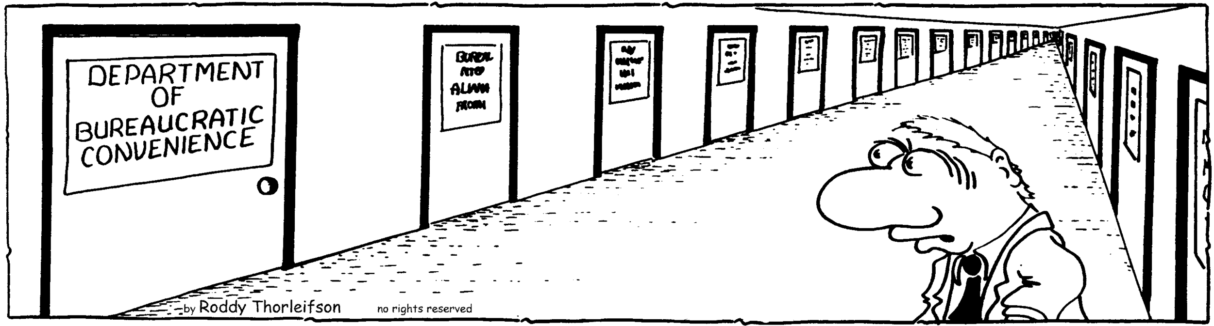 free cartoon government buruaucracy bureaucratic convenience