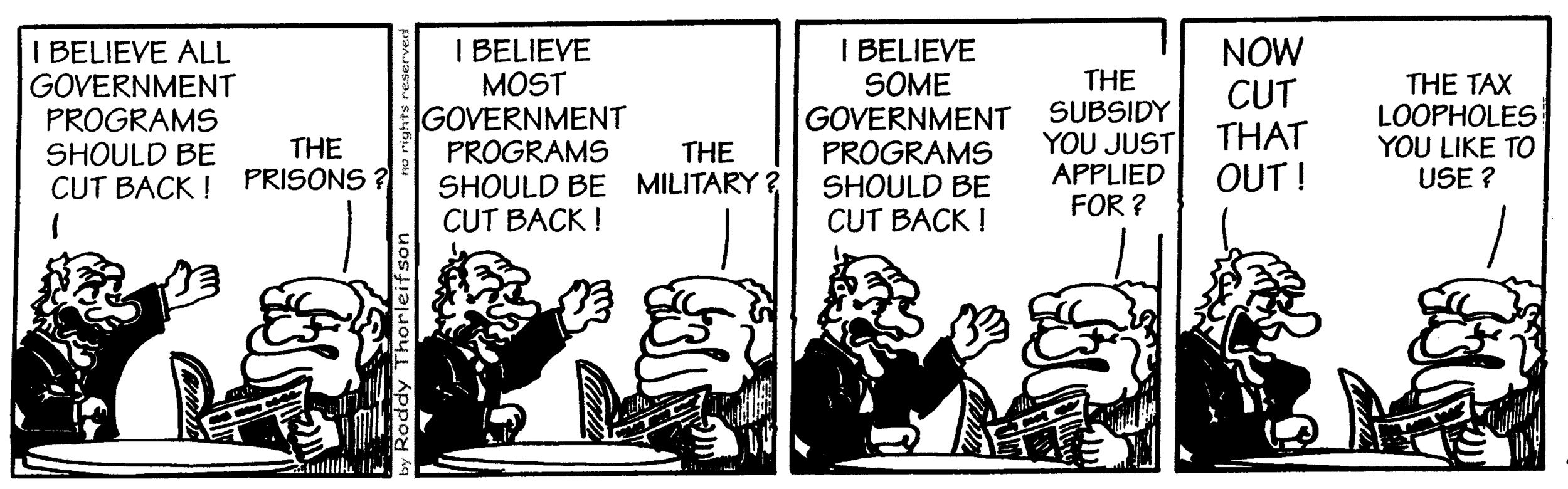 free cartoon government buruaucracy government cutbacks