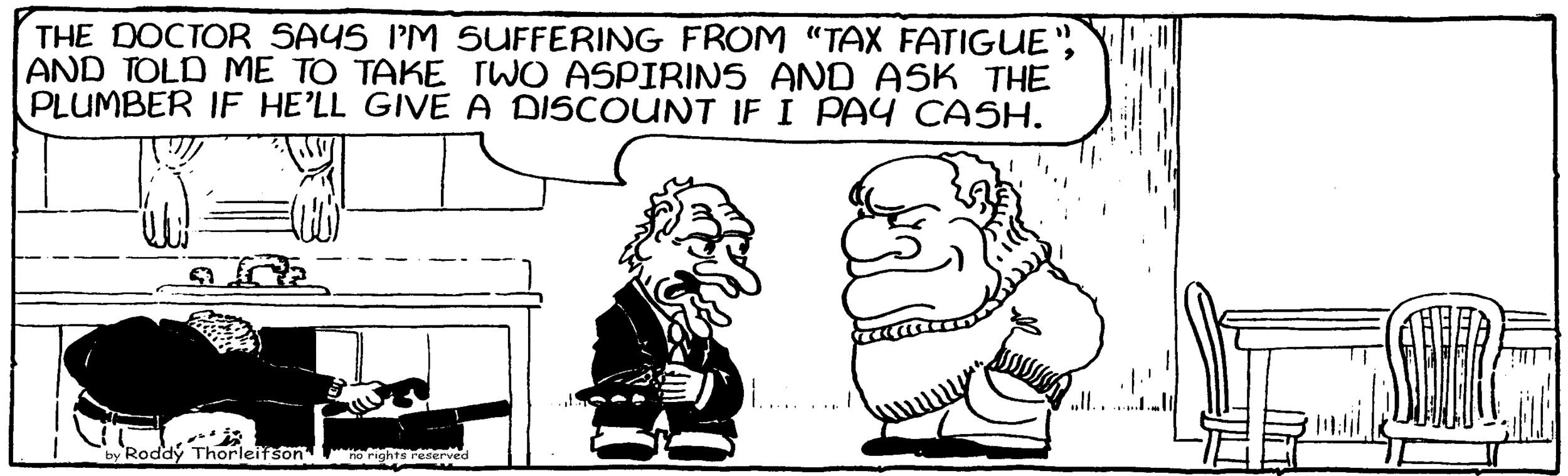 free cartoons business tax evasion barter pay paying cash