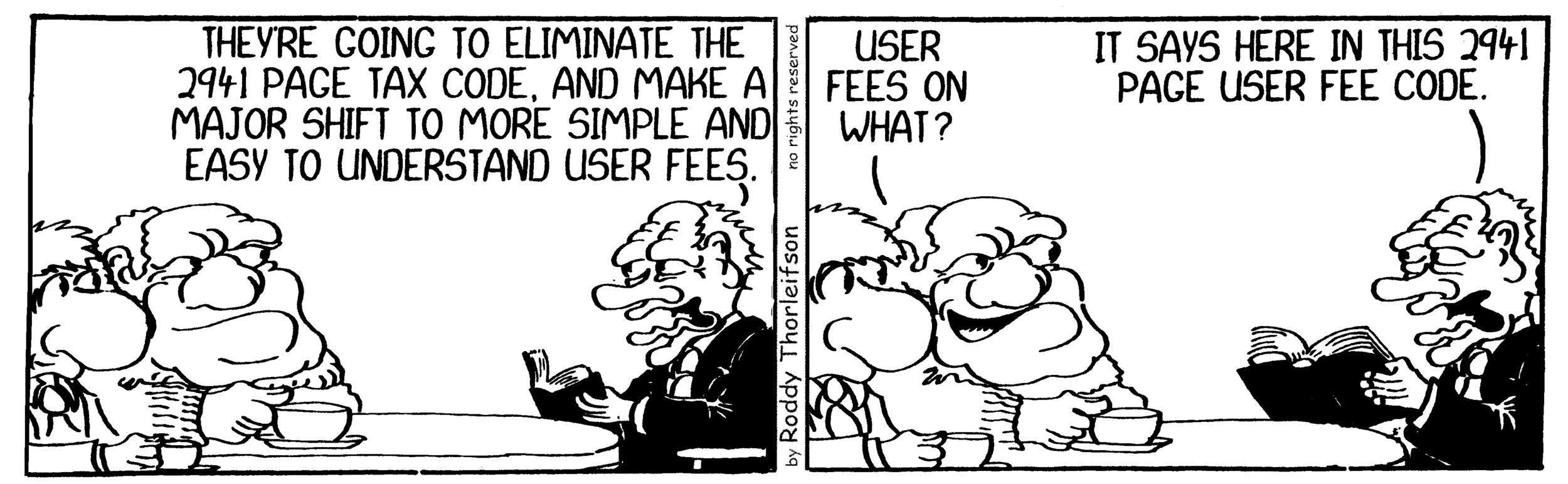 free cartoon government buruaucracy user fees