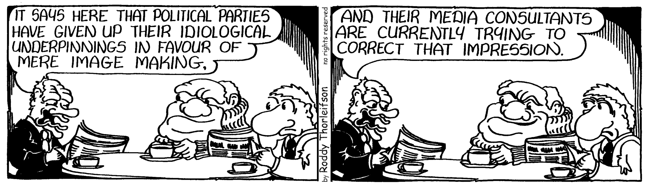 free cartoon the media news journalism consultants politicians and elections