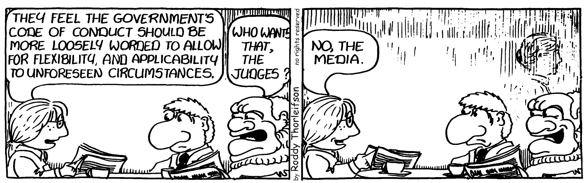 free cartoon the media news journalism judges and ethics